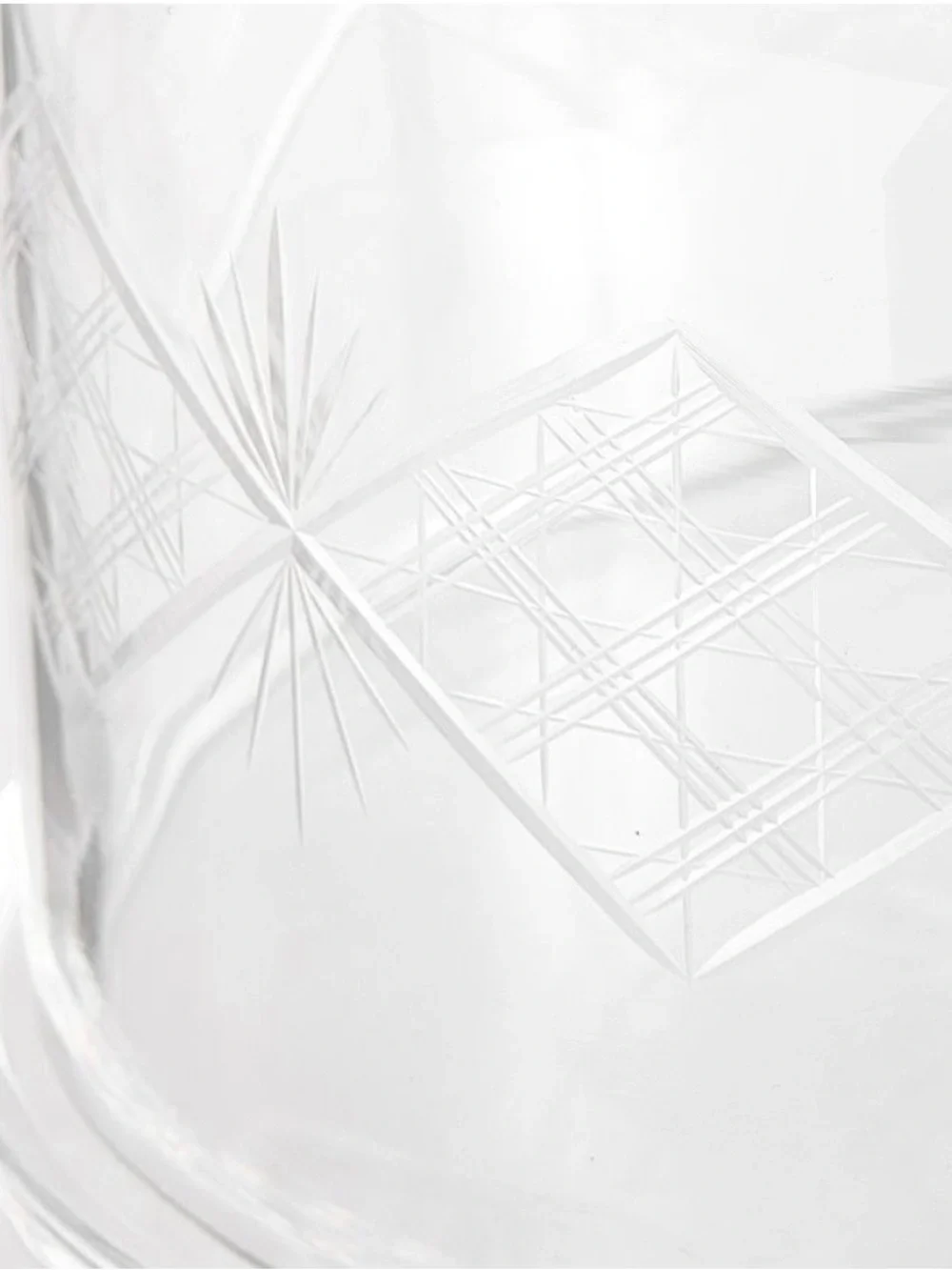 Pottery Barn Clear Etched Glass Cake Stand with Dome